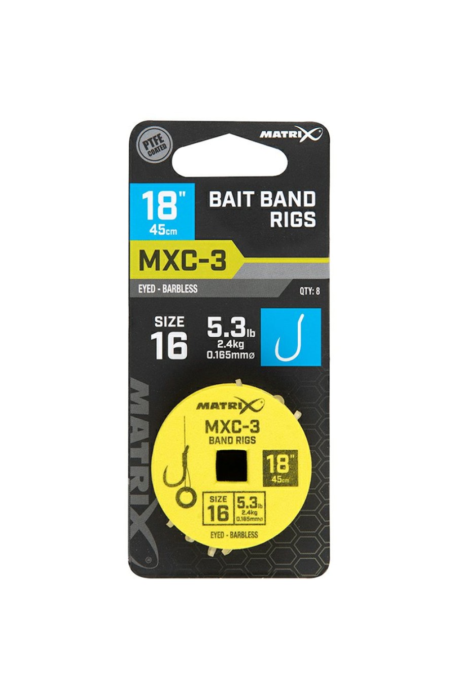 Hooks & Hooklengths Matrix | Matrix Mxc-3 18" Bait Band Rigs