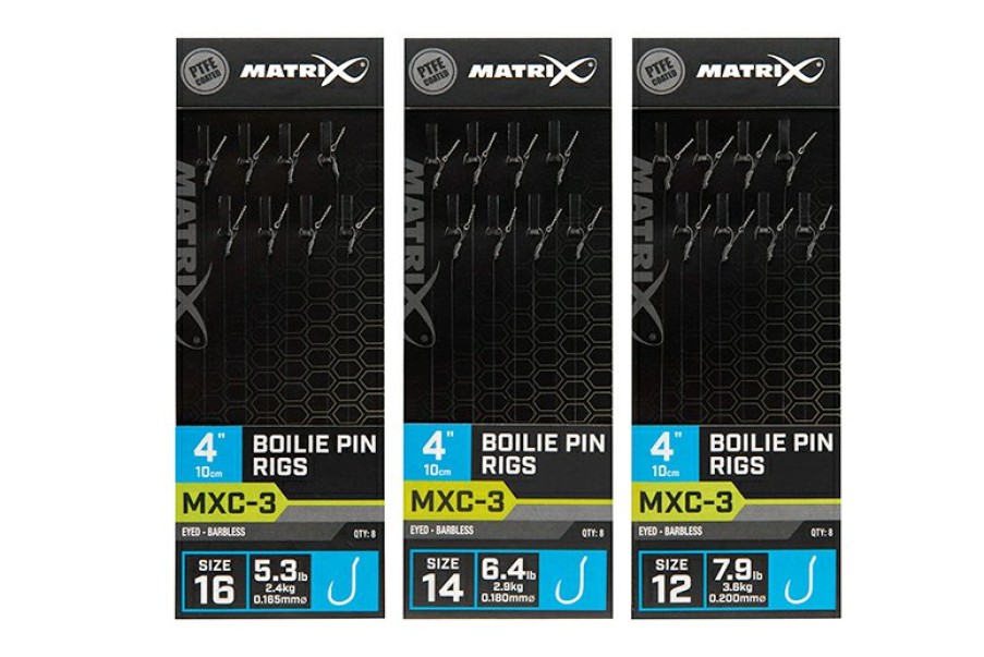 Hooks & Hooklengths Matrix | Matrix Mxc-3 4" Boilie Pin Rigs