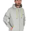 Clothing Matrix | Matrix Black Edition Full Zip Hoody (Marl Grey / Lime)