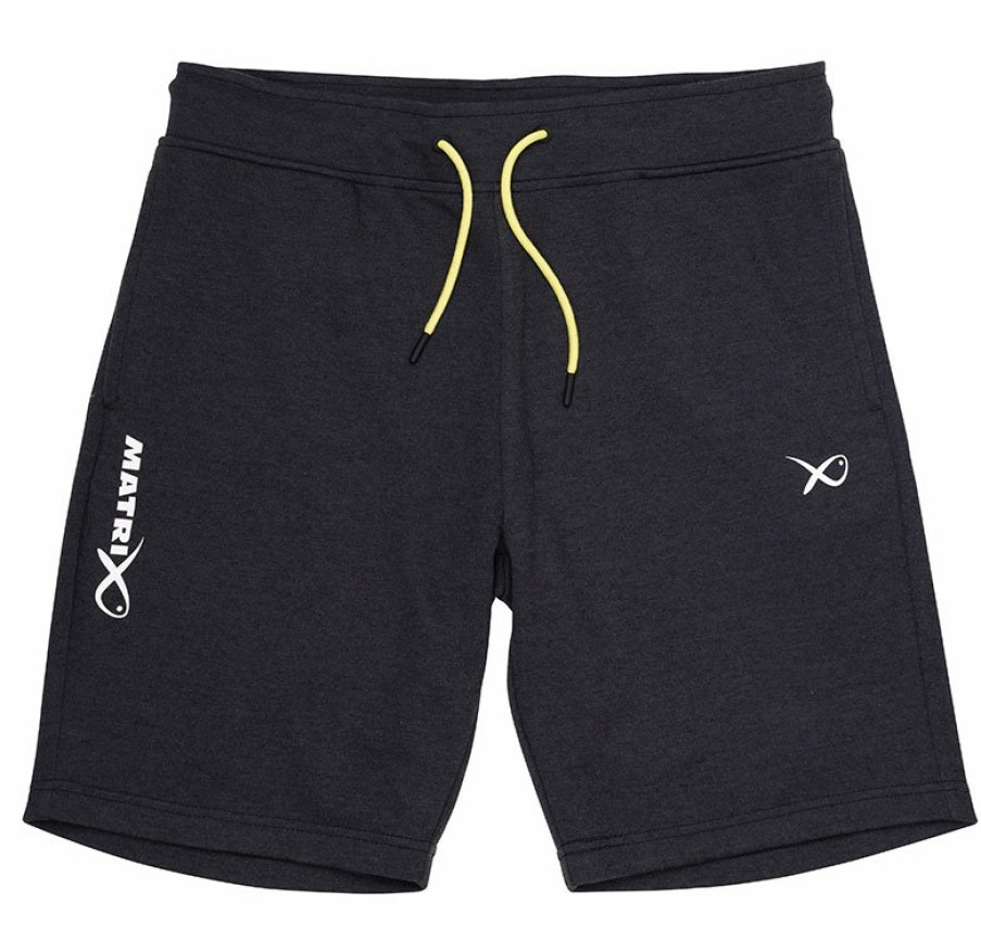 Clothing Matrix | Matrix Minimal Black Marl Jogger Shorts