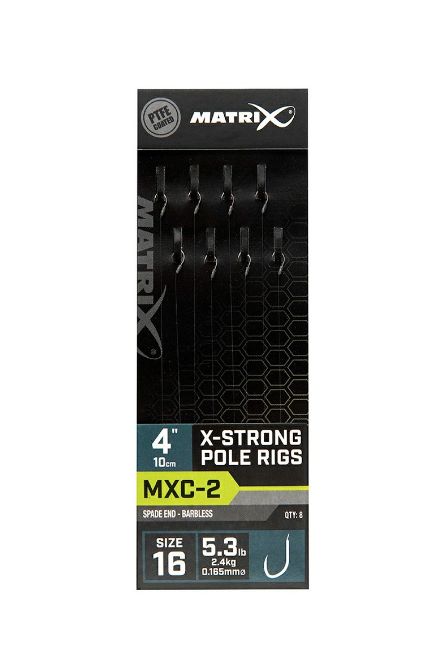 Hooks & Hooklengths Matrix | Matrix Mxc-2 4" Pole Rigs