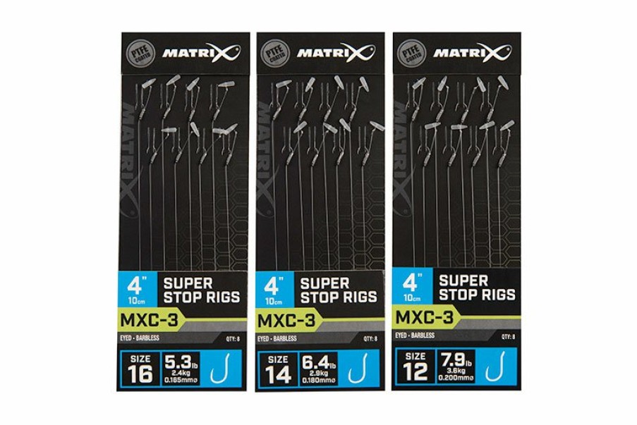 Hooks & Hooklengths Matrix | Matrix Mxc-3 Super Stop Rigs 10Cm/4Ins