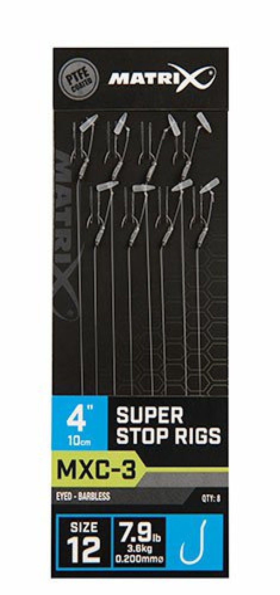 Hooks & Hooklengths Matrix | Matrix Mxc-3 Super Stop Rigs 10Cm/4Ins